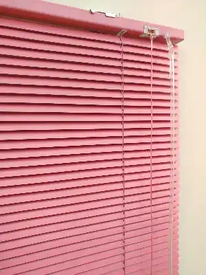Pembe Alüminyum Jaluzi Perde - 16mm Kalınlığında- Pembe