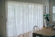 Mutfak - Brillant Düz Desensiz Model Tül Perde - Sade Tül - Ipeksi Düz Tül Perde- Beyaz