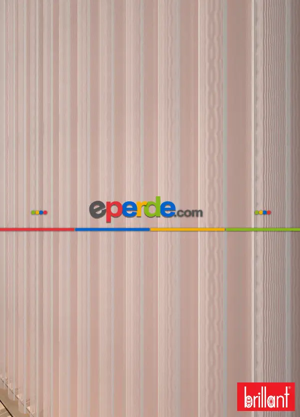 Brillant Akıllı Tül Perde Açık Pembe Renkli Tül Dikey Zebra Perde Düz 1. Kalite