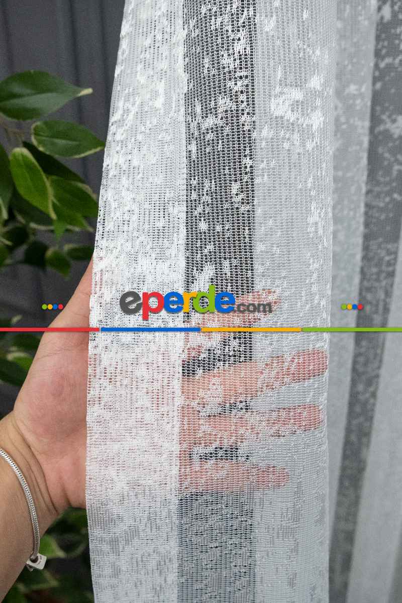 Yatak Odası - Fransız Dantel Tül Perde - Yüksek Kalite Bt 1771