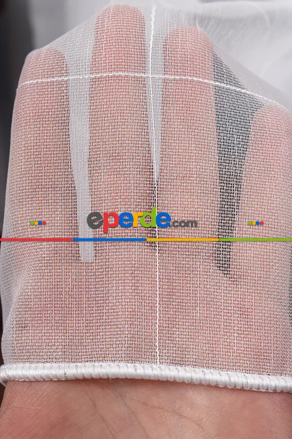 Zarif Nakış İşlemeli Tül Perde