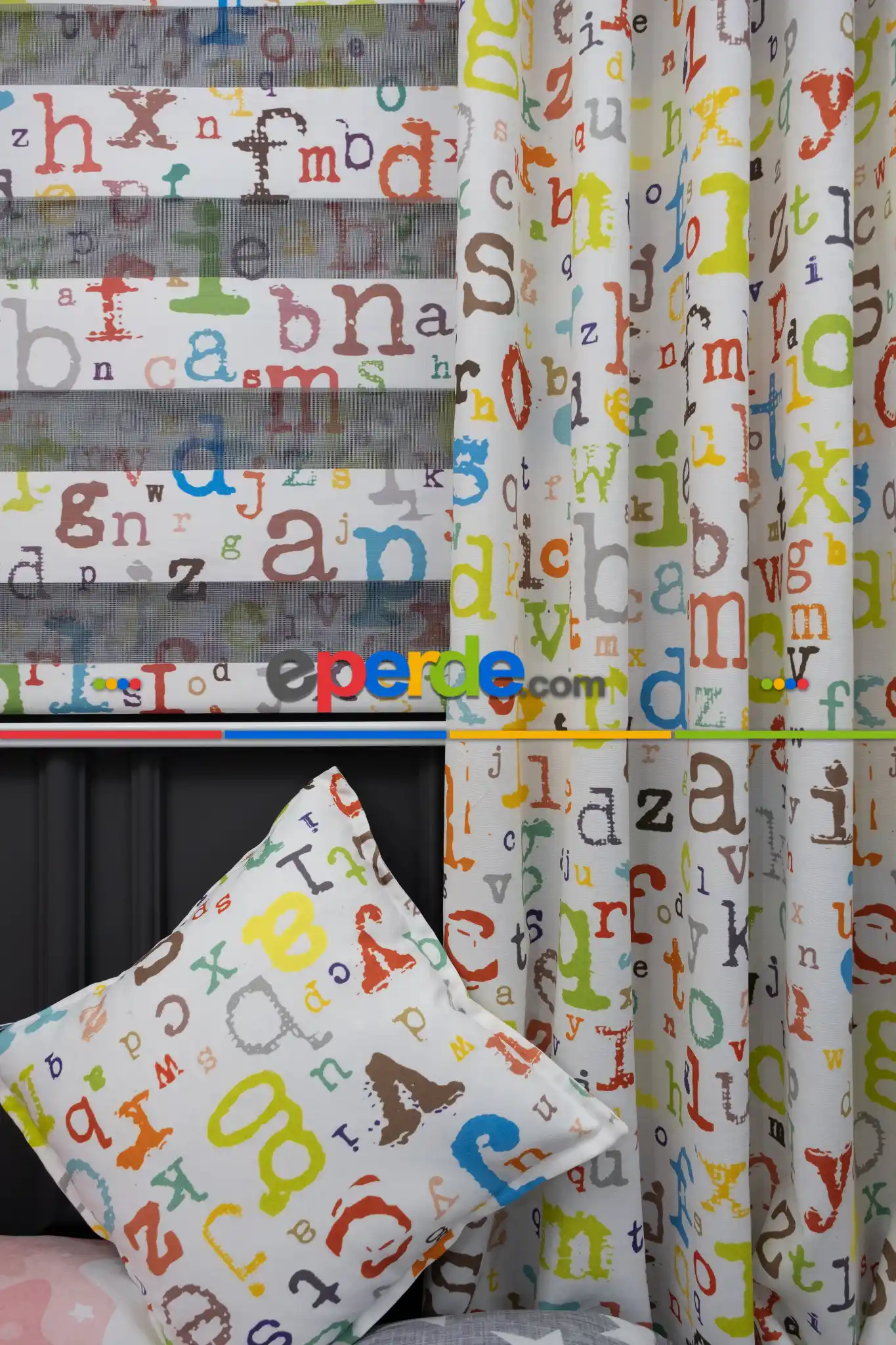 Trend Bebek - Çocuk - Genç Odası Fon Perde Modelleri 2025 (sınırsız En Ölçüsü )- Mavi-gri-füme-antrasit-kiremit Rengi-kahve-hardal Sarısı-fıstık Yeşili