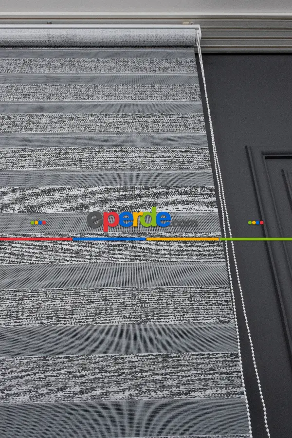 Zebra Perde - Düz Zebra Perde Kalın Dokulu