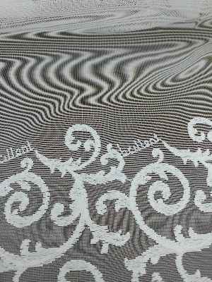 Yeni Seri Duble Etek Nakış İşlemeli Tül Perde Brillant- Ekru