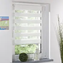 Ekonomik Düz Beyaz Zebra- Beyaz