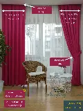 Çocuk Odası Fon Perde - Fuşya Düz Fon Perde - Fuşya