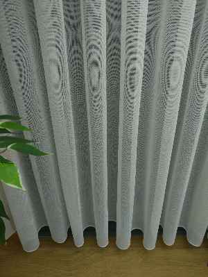 Ütü İstemeyen Düz Özel Dokulu Düz Tül Perde- Krem Açık