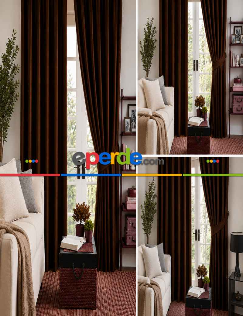Salon - Camel Blackout Karartma Perde