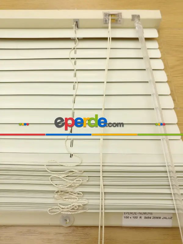 Ekru - Alüminyum Jaluzi Perde - 25mm Kalınlığında- Ekru
