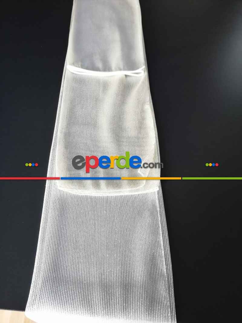 Yatak Odası - Leor Zırh Güneş Işığında Parlayan Tül Perde - Sedef