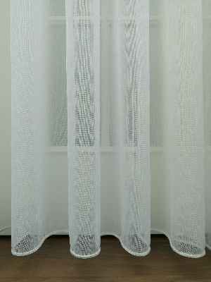 Mutfak Tül Perde - Mutfak Perdesi- Ekru