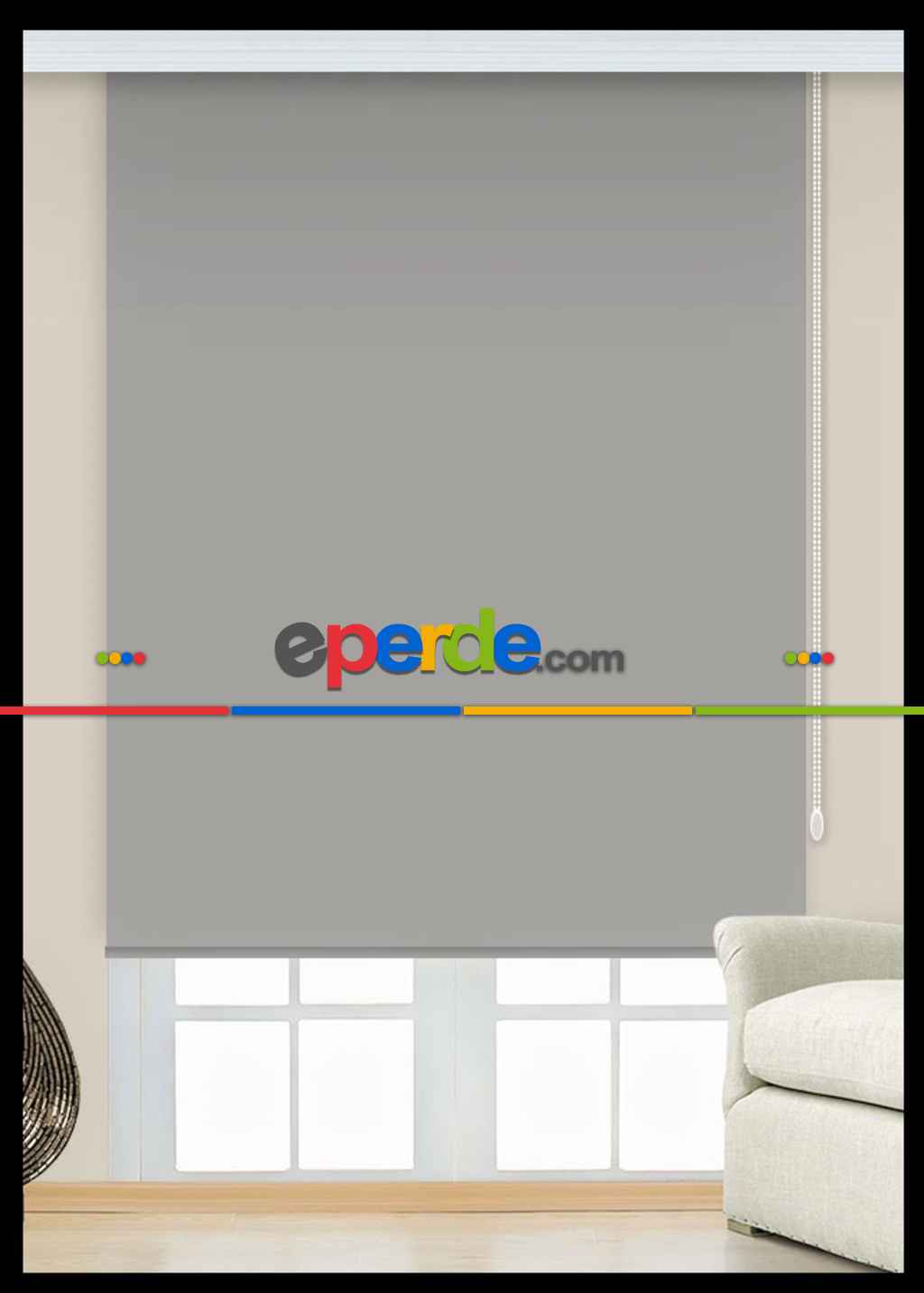 Stor Perde Keten Leke Tutmaz Yıkanabilir Brillant 2023 Sezonu A Kalite Gri Renk