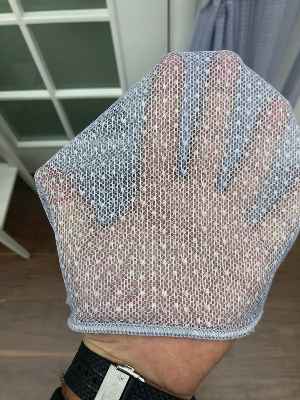 Kendinden Desenli Tül Fon Perde- Gri-füme-antrasit