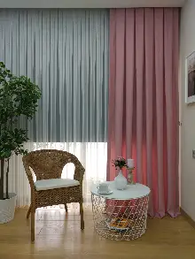 Soft Fon Perde-a.pudra- Pembe