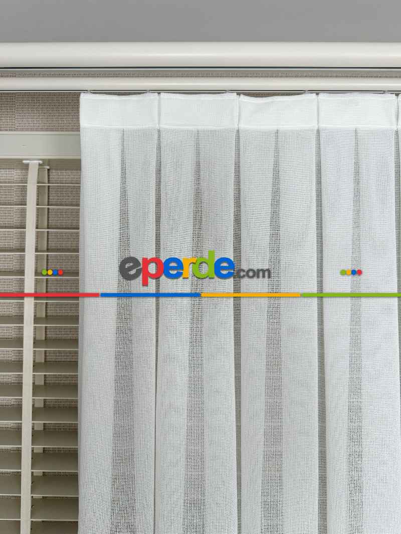 Brillant Tül Perde, Premium Seri, Kurşunlu Tül