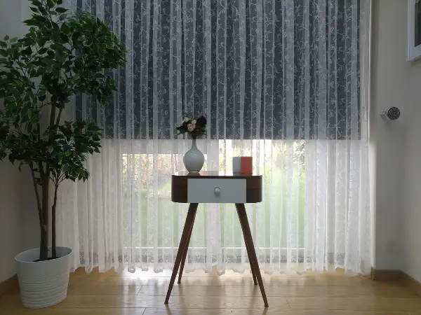 Yatak Odası - ( Orjinal ) Taç Salon Fransız Dantel Sarmaşık Tül Perde 