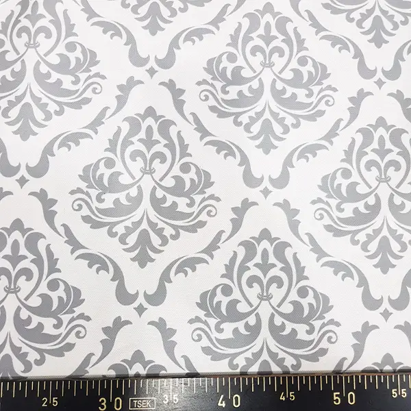 Salon - Etnik Desenli Fon Perde K415-3 Kumaşı Kalındır Duck Bezi Değildir- Gri-Füme-Antrasit