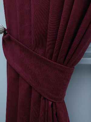 Vişne Düz Fon Perde- Vişne