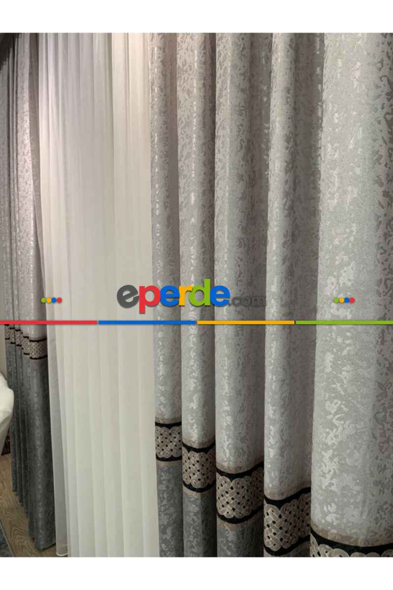 Brillant Perde Livabonarperde Yeni Tasarım Desen Renkl Fon Perde Yan Perde Kanat Perde