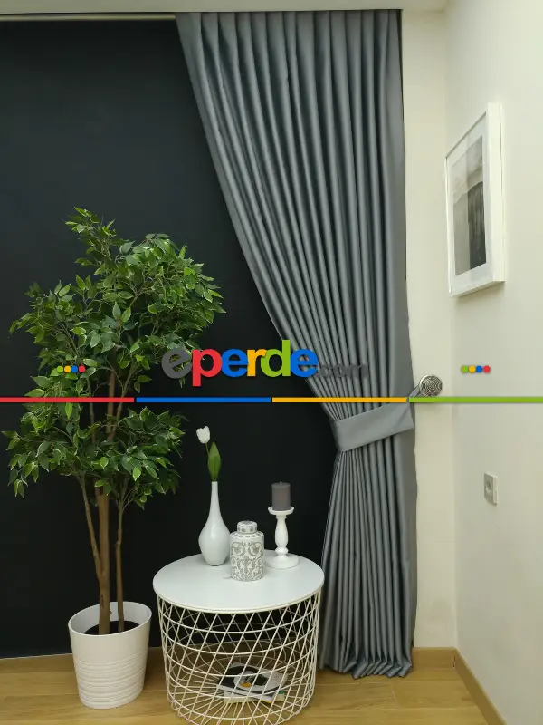 Koyu Gri Blackout %90 Karartma 1 Kallite Elit Ürün