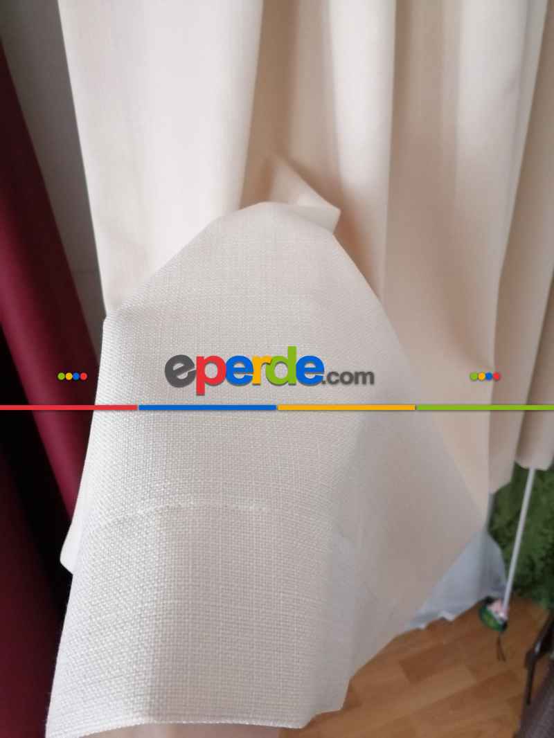 Milpa Keten Düz Fon Perde - 32 Renk Seçekli