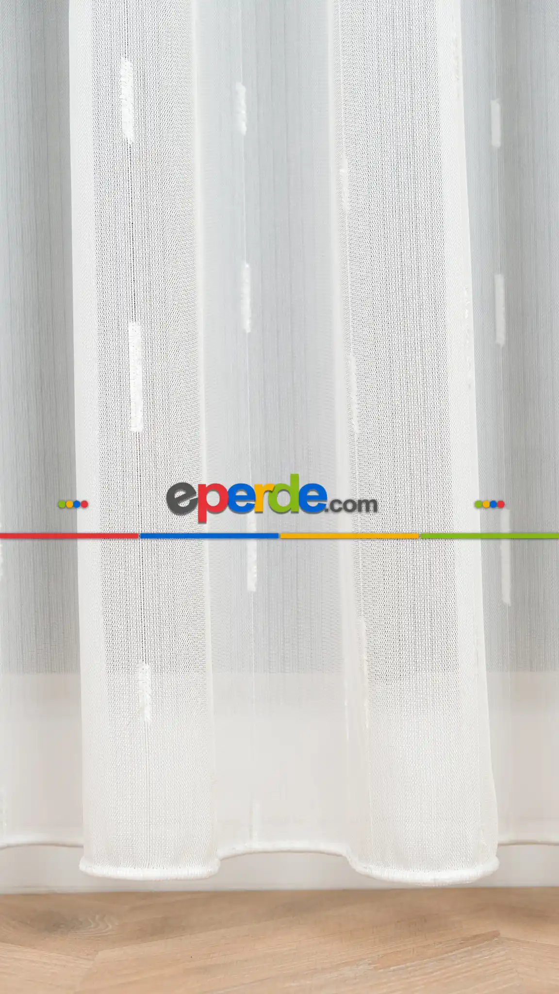 Düz Sade Tül, Sade Hafif Çizgili Tül Perde, Modern Ütü İstemez Kırışmaz Tül Perde, Havana