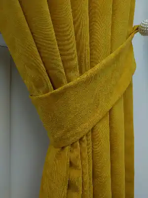 Hardal Sarısı - Düz Fon Perde- Hardal Sarısı