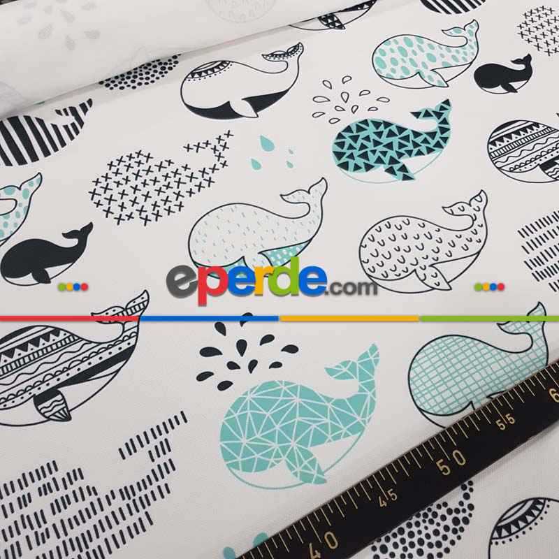 Çocuk Odası Fon Perde Evm430 _c - Kumaşı Kalındır Duck Bezi Değildir.- Siyah-Mavi-Beyaz-Çok Renkli