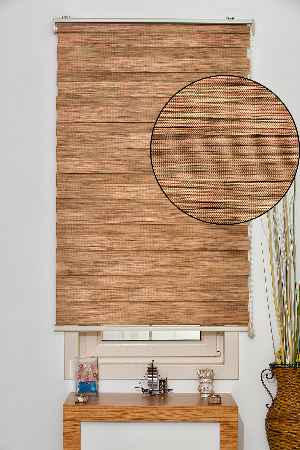 Mutfak Zebra Perde Düz Seri- Kahverengi