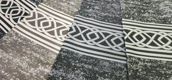 Siyah Gri, Taç Bordürlü Pano Fon Perde, Adet Fiyatıdır, İstediğiniz Boy Ölçüsünde Dikilir, Eni 70 İla 100cm Arası Seçenekler, Sık Piledir 70cm X 290cm 