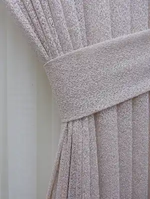 Pudra Pembe Dantel Tül Fon Perde(püsküllü) 90cm En 270 Cm Boy 1tkm- Pembe Pudra Pembe