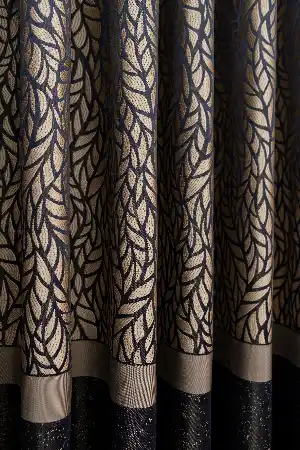 Outlet Dökümlü Jakarlı Modern Desen Fon Perde 1.kalite 100 Cm X 256 Cm 100cm X 256cm 