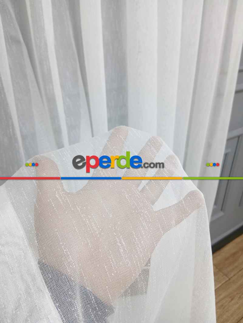 Oturma Odası - Exculusive Mimoza Ütü İstemez Kırışmaz Sade Tül Perde