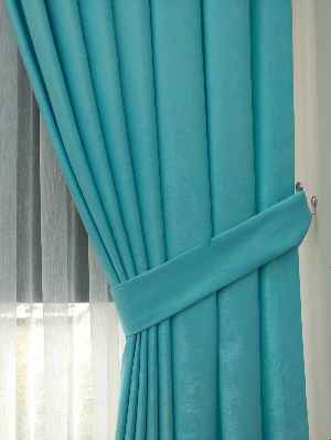 Salon - Soft Fon Perde (140)- Mint Turkuaz