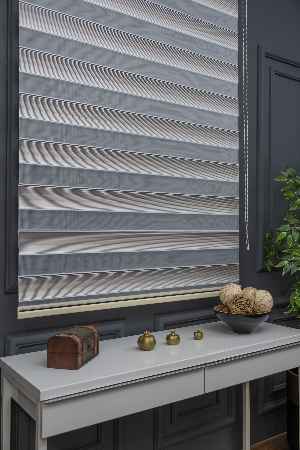 Mutfak- Zebra Perde - Micro Pilise - Degrade Renk Geçişli Zebra Perde
