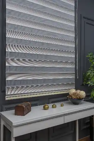 Mutfak- Zebra Perde - Micro Pilise - Degrade Renk Geçişli Zebra Perde
