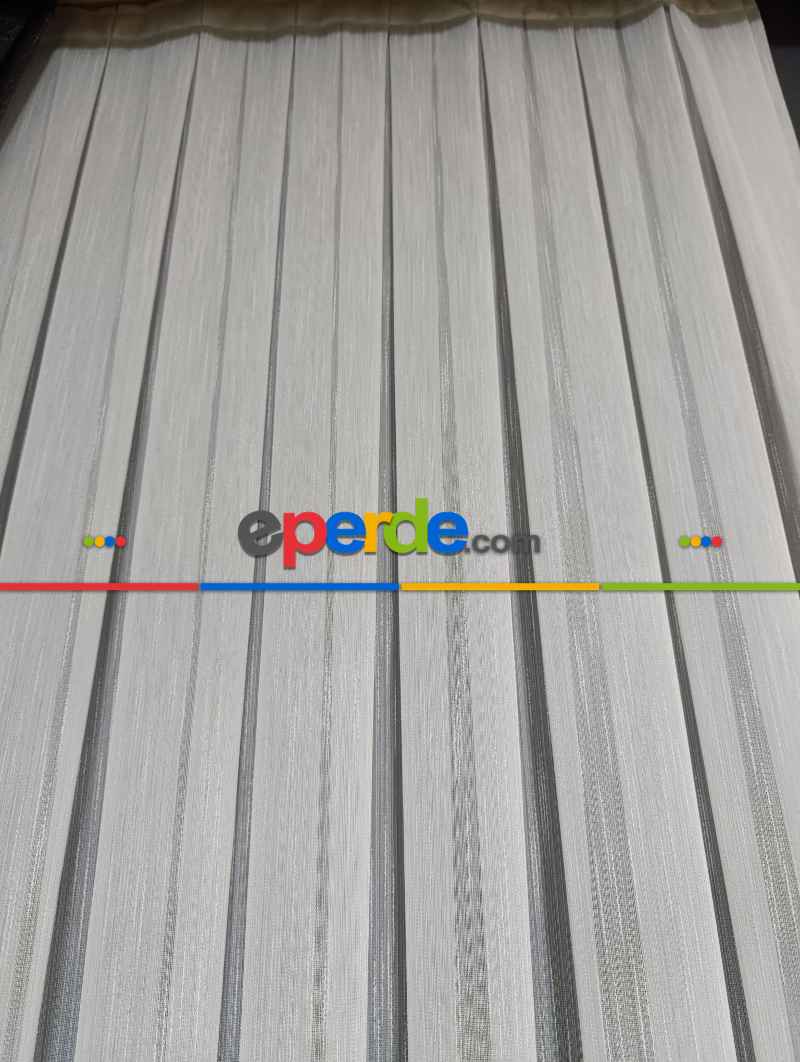 Lüx Bambu Vakko Şantuk Gramajlı Eteği Kurşunlu Ekru Tül