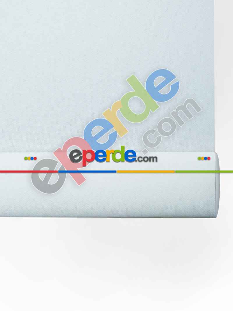 Ekru Mat Saten Stor Perde- Kırık Beyaz