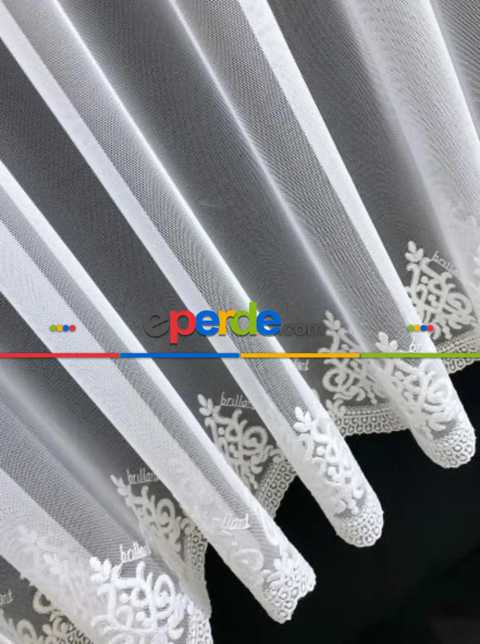 Salon Tül Perde - Brillant Arne Desen Grek Tül