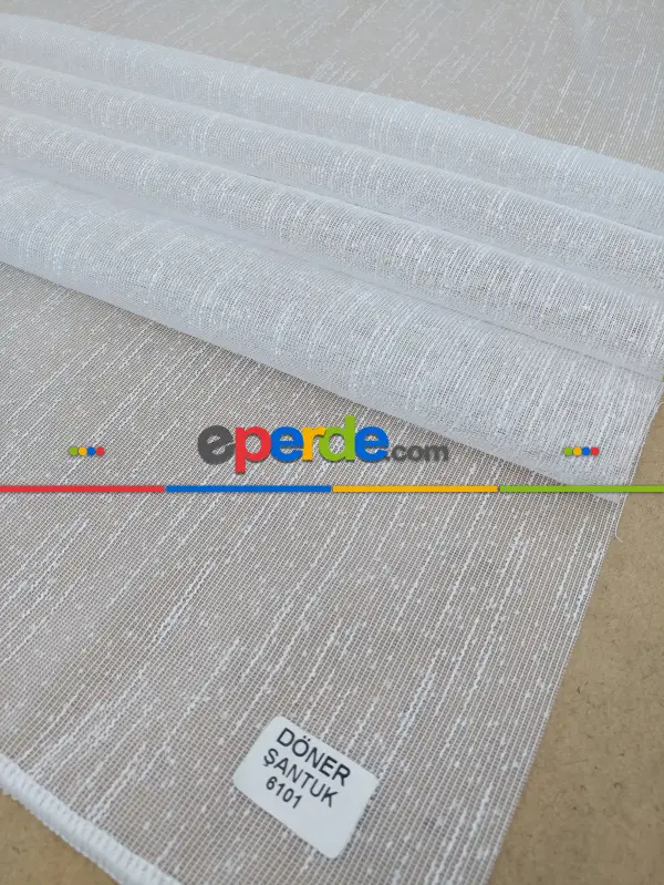 Lüx Şantuk Düz Tül Perde- Ekru Yüksek Gramajlı 2025 Plus - Kurşunlu Tül