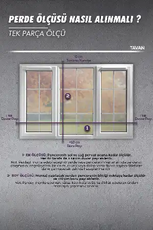 Çocuk Odası - Renkli Keman Baskılı Zebra Perde