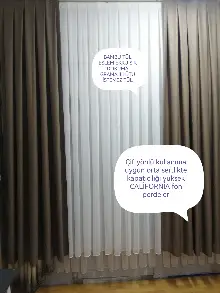 Calıfornıa Çift Taraflı Fon Perde - 98 Renk Seçenekli