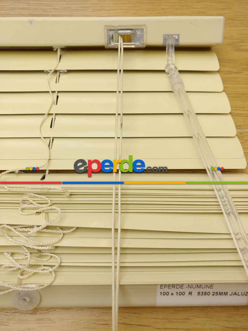 Mutfak Açık Sarı - Alüminyum Jaluzi Perde - 25mm Kalınlığında- Sarı