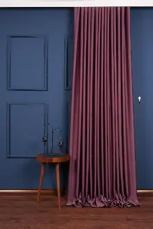 Gül Kurusu Işık Geçirmez Blackout Fon Perde