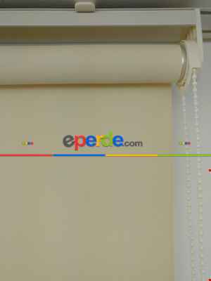 Düz Stor Perde Pvc Thın Mat Ekru - Yıkanabilir Stor- Ekru