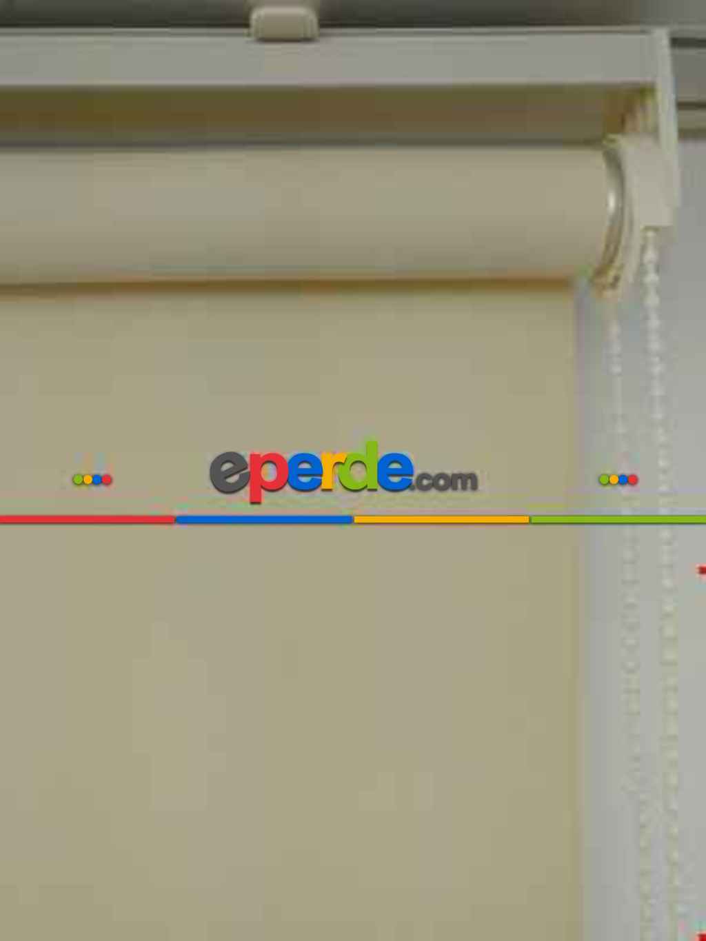 Düz Stor Perde Pvc Thın Mat Ekru - Yıkanabilir Stor- Ekru