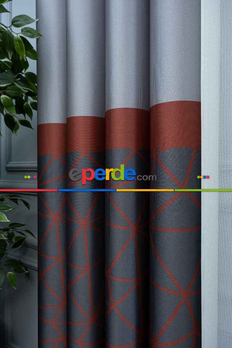 Yatak Odası - Lens Akıllı Dikey Tül Perde Koza-31- Çok Renkli 2