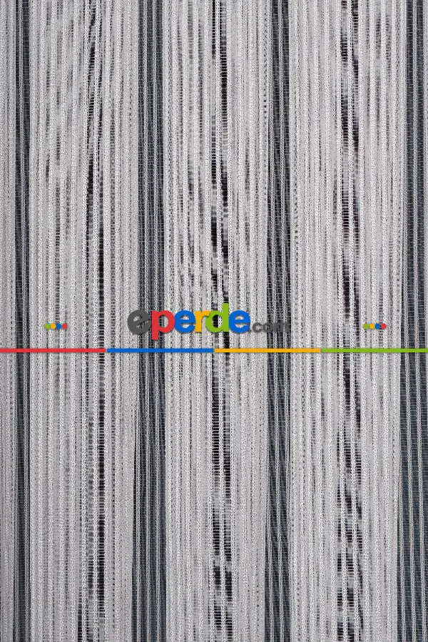 Simli Zincir Ip Düz Tül Perde Ütü Istemez