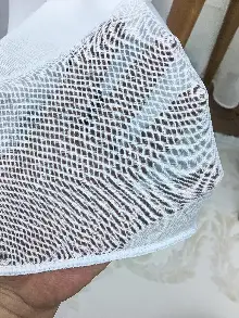 Bebek Odası Tül Perde - Lüx Tül Perde Ve Kruvaze Perde Saf Keten Doku Beyaza Yakın- Ekru