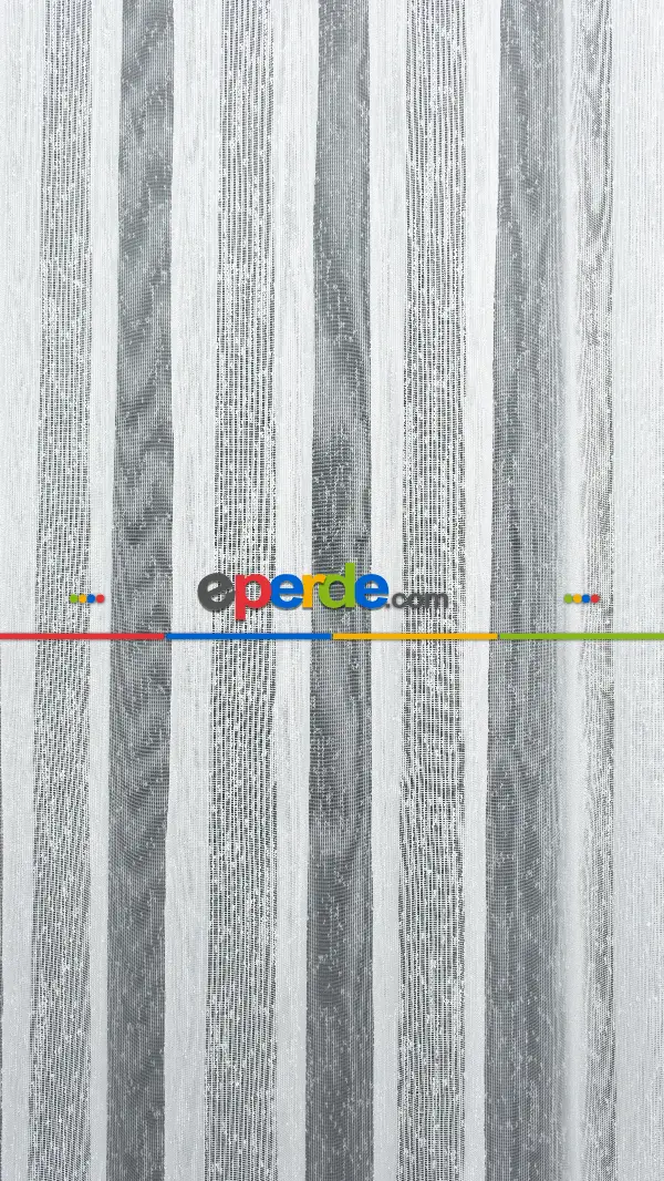 Keten Şantuk Düz Tül Perde 2021- Ekru - Kurşunlu Tül